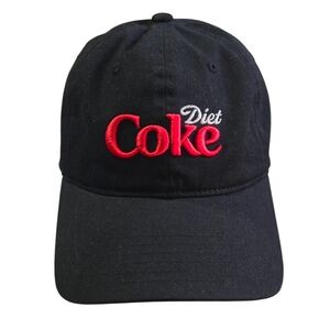 Diet Coke Cap Adj Strap Black